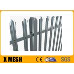 Hot Dipped Galvanized Security Metal Fencing D & W Silver Color Easily Assembled for sale