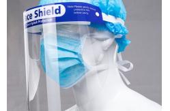 China Full Face Coverage 250 Micron Robust Face Shield With Band supplier