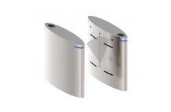 China Automatic Pedestrian Barrier Gate Oval Shape For Metro / Subway/ Underground Entrance supplier