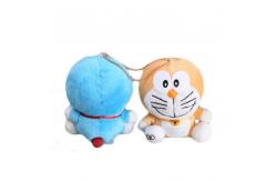 China Safe Odorless Dingdang Cat Plush Keychain Pp Cotton Stuffed Cat Keychain supplier