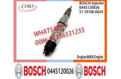 China BOSCH 0445120026 51101006024 Neutral Fuel Injector Assembly 0445120026 51101006024 For MAN supplier