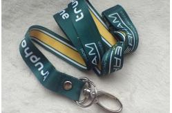 China Soft Ribbon Material Promotional Printing Satin Lanyard With Custom Logo supplier