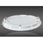 Slim Round Led Panel Downlight 3000K For Leaving Area Input 185 - 265V