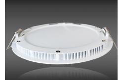 China Slim Round Led Panel Downlight 3000K For Leaving Area Input 185 - 265V supplier