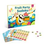 Children's Focus Magnetic Sudoku Board Fruit Party Numbers Sense Thinking for sale