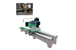 China 3000x1400mm Trolley Manual Stone Slab Cutting Machine For Granite Marble Slabs supplier