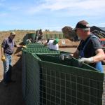 Military Sand Wall Blast Wall Galvanized 4mm Defensive Barrier For Flood for sale