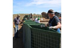 China Military Sand Wall Blast Wall Galvanized 4mm Defensive Barrier For Flood supplier