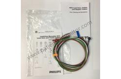China PHiliph CBL Reusable ECG Leadwires 5 Leadset Snap AAMI ICU M1644A 989803144991 supplier