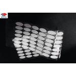 Industrial hook and loop accessories White 20mm Glue Coin Adhesive backed for sale
