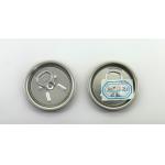 Eco friendly Easy Open Lids End With Silk Printing For Composite Paper Can for sale