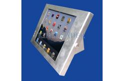 China Powder Coated Rugged Metal Ipad Security Kiosk Desktop / Wall Mounting supplier