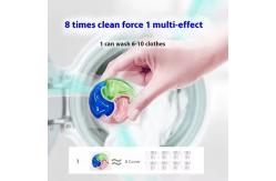 China OEM Custom 15g Large Weight Three-Chamber Deep Stain Removal Laundry Detergent Pods supplier