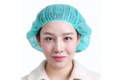 China S&J Bouffant Cap Disposable Non Woven Bouffant Cap Bouffant Surgical Cap supplier