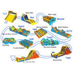 Fire - Proof Inflatable 5k Obstacle Course With 2 Years Warranty for sale