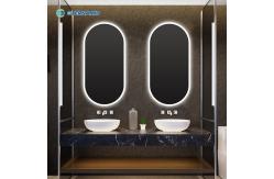 China Lighting Defogging Touch Function LED Bathroom Mirror with Magnifying Feature supplier