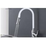 Colored All Copper Undercounter Pull Out Sink Faucet