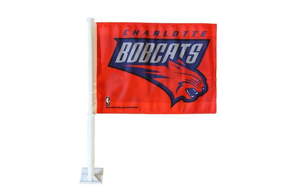 Bobcats Flagolden car flags screen printed high quality