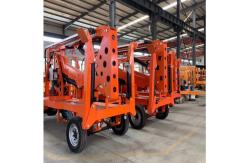 China Self Propelled Trailer Mounted Cherry Picker lift PLC Control System supplier