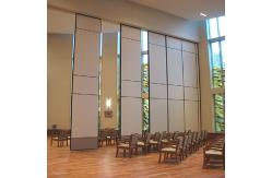 China Interior Commercial Folding Movable Wooden Partition Wall Panel Width 1230 mm supplier