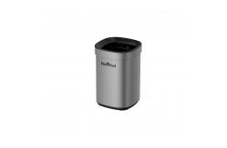 China Rectangle Structure Open Top Trash Bin Garbage Can Household Stainless Steel supplier