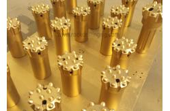 China T38 R38 Thread Hard Rock Rock Hammer Drill Bits / Bench Drilling Carbide Insert Button Bit supplier