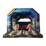 Wide Inflatable Car Wash Themed Jump House Inflatable Children Bounce With Slide for sale