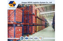 China Double Entry Powder Coating Drive In Pallet Racking For Raw Materials supplier