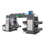 Lisheng 4 Colors Double Face Flexo Printing Machine Roll to Roll Print for sale