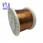 Certified Solid Rectangular Copper Wire AIW Insulation 1mm X 0.25mm 220℃ Industrial / Commercial for sale