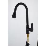 Rotatable Pull Put Black Sink Tap Faucet