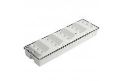 China Self Test Function IP65 Fire Resistant Battery Backup Emergency Bulkhead supplier