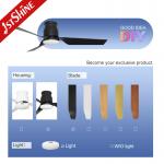 Manufacture Fan Low Profile Dimmable Led Ceiling Fan With ABS Blade Black