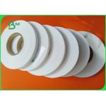 FDA 30gsm White Small Slitted Roll Straw Wrapping Paper 24mm Width for sale
