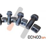 Shantui Bulldozer Track Nuts And Bolts , D155 Stainless Steel Nuts And Bolts for sale