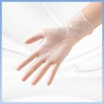 Transparent fingers disposable PVC gloves comfortable to touch more comfortable to use for sale