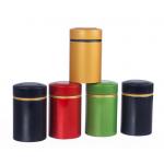 CMYK Large Metal Storage Tins With Lids Aluminum Airtight Herb Container for sale