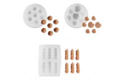 China 20 Shore High Duplicating RTV Clear Platinum Cure Silicone Rubber Fondants Molds​ supplier