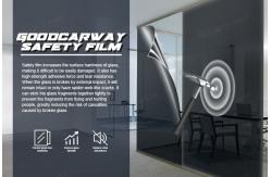 China 4mil Window Safety Film 20% VLT UV99% Clear Impact Resistant Glass Protection supplier