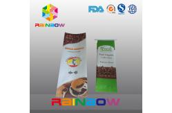 China 12oz White Side Gusset Coffee Packaging Bag With Valve / Custom Printing supplier