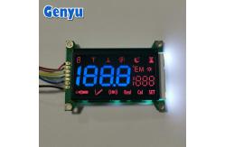 China Blue Segments VA LCD Module Black 5V LCD Display White Backlight With PCB supplier