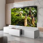 Wooden Sliding TV Cabinet 50Hz / 60Hz TV Stand With Projector Cabinet for sale