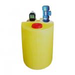Plastic Acid Alkaline Resistant Chemical Mixing Tank With Agitator 0.75kw 200L