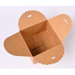Customized Takeaway Fast Food Paper Box Hot Dog To Go French Fried Chicken Paper Hamburger Box Printing for sale