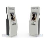 24 Inch Interactive Touch Screen Inforamtion Kiosk With A4 Laser Printer , QR Code Scanner for sale
