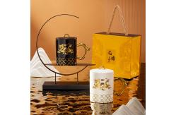 China Custom Ceramic Mug Gold Handle Mug With Dragon Pattern supplier
