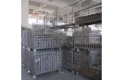 China Warehouse Butterfly Stackable Stillages Wire Mesh Pallet Cages supplier
