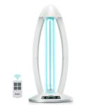 Household Uv Germicidal Lighting , 16W Ultraviolet Disinfection Table Lamp for sale