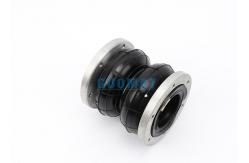 China GUOMAT 2H160166 Industrial Air Spring With Flange Ring 140mm For Machine supplier
