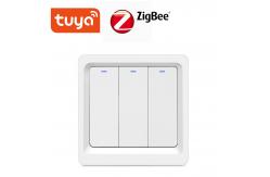 China IEEE802.11BGN Tuya Zigbee Button 600W ZigBee Smart Switch supplier